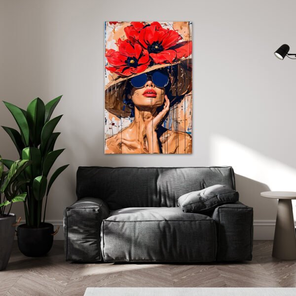 Fiery Chic (Without frame)