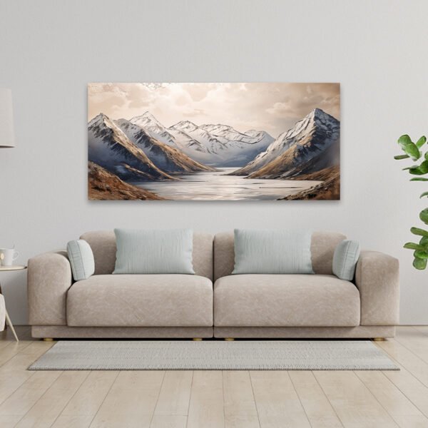 Tranquil Peaks (Without frame)