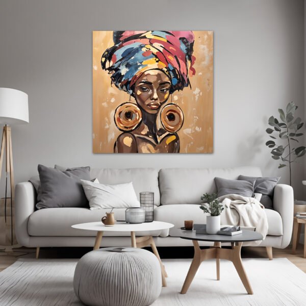 Afro Majesty (Without frame)