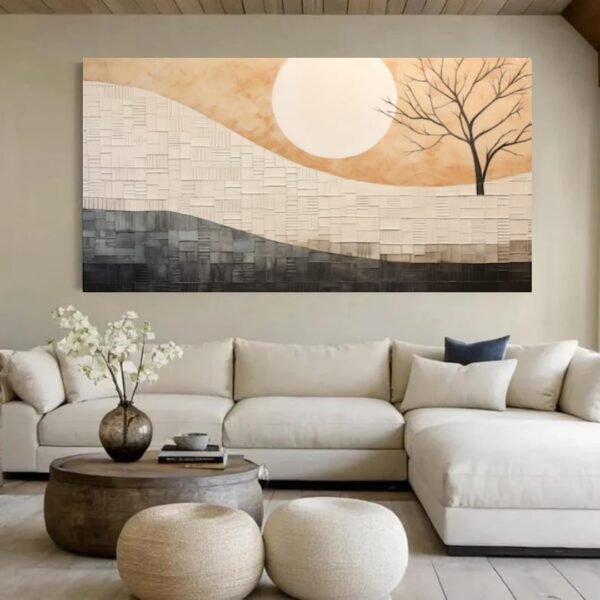 Golden Light on Wood (Without frame)