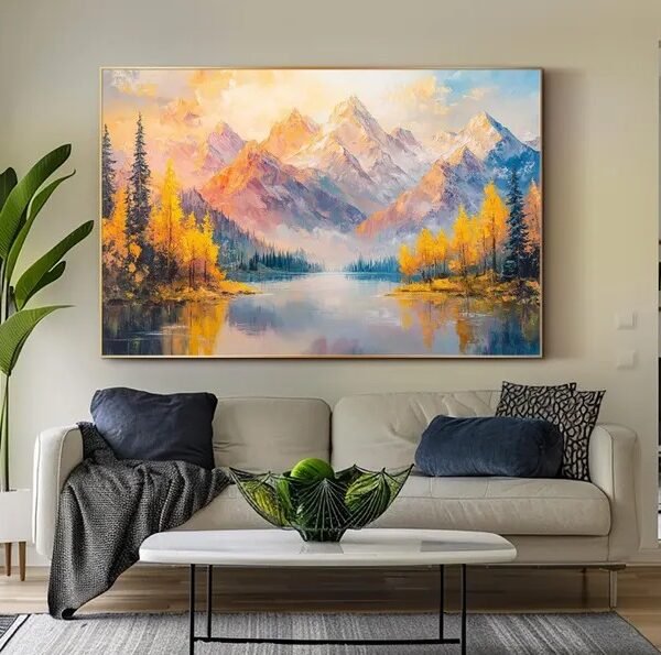 Mountain Flow (With frame)