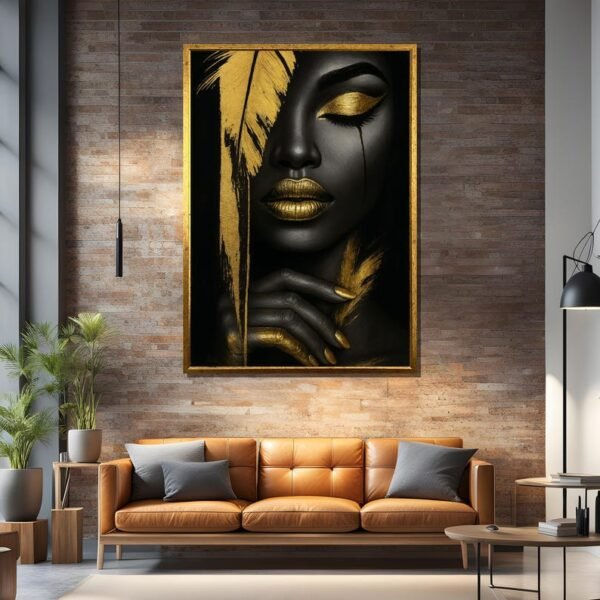 A Face of Gold (With frame)