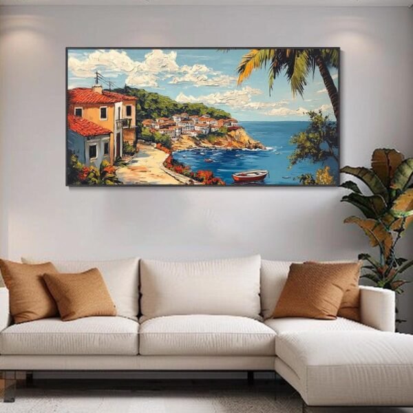 Homes on the Waves (Without frame)