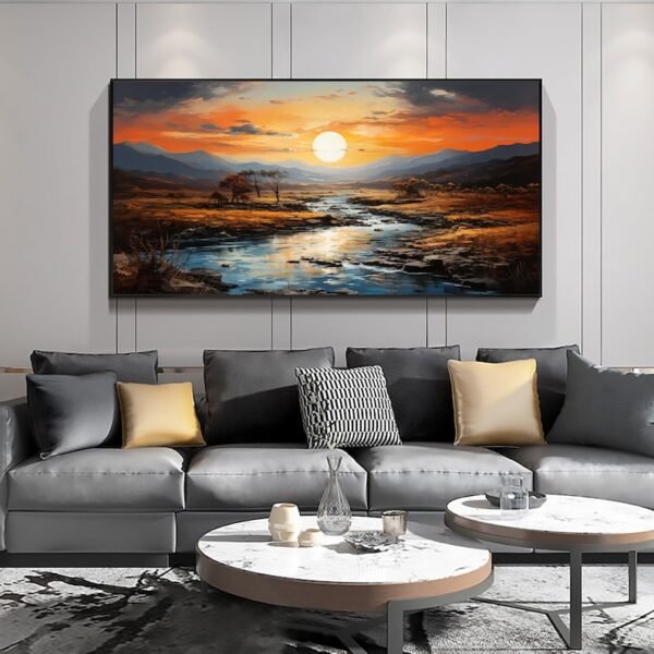 Golden Horizon (With frame)