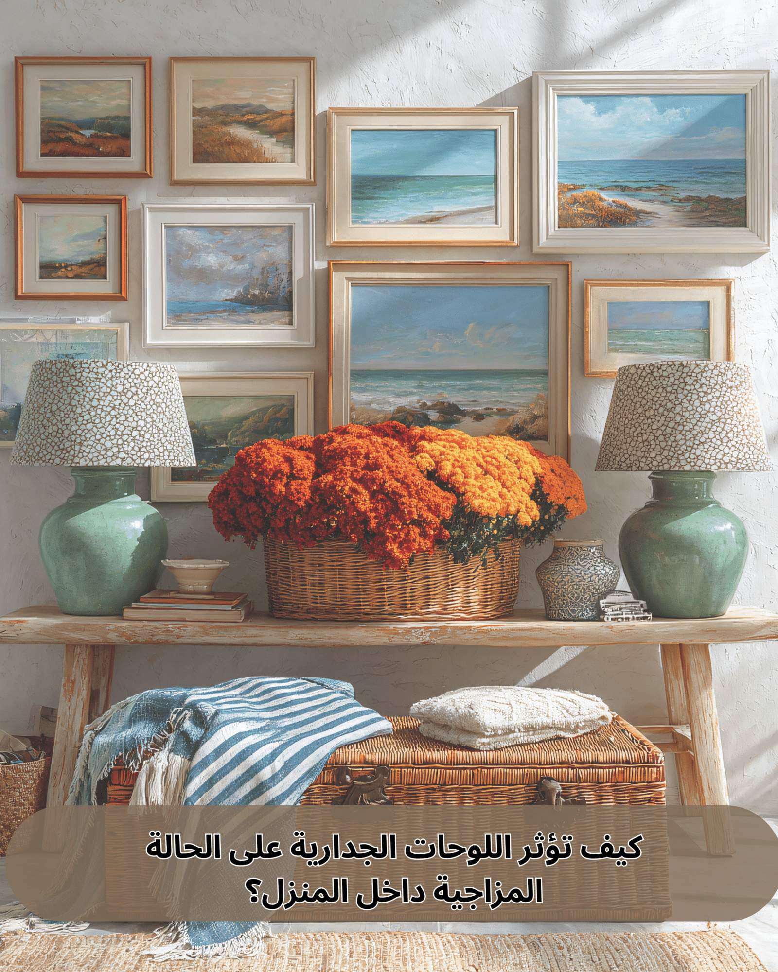 تأثير التابلوهات الجدارية