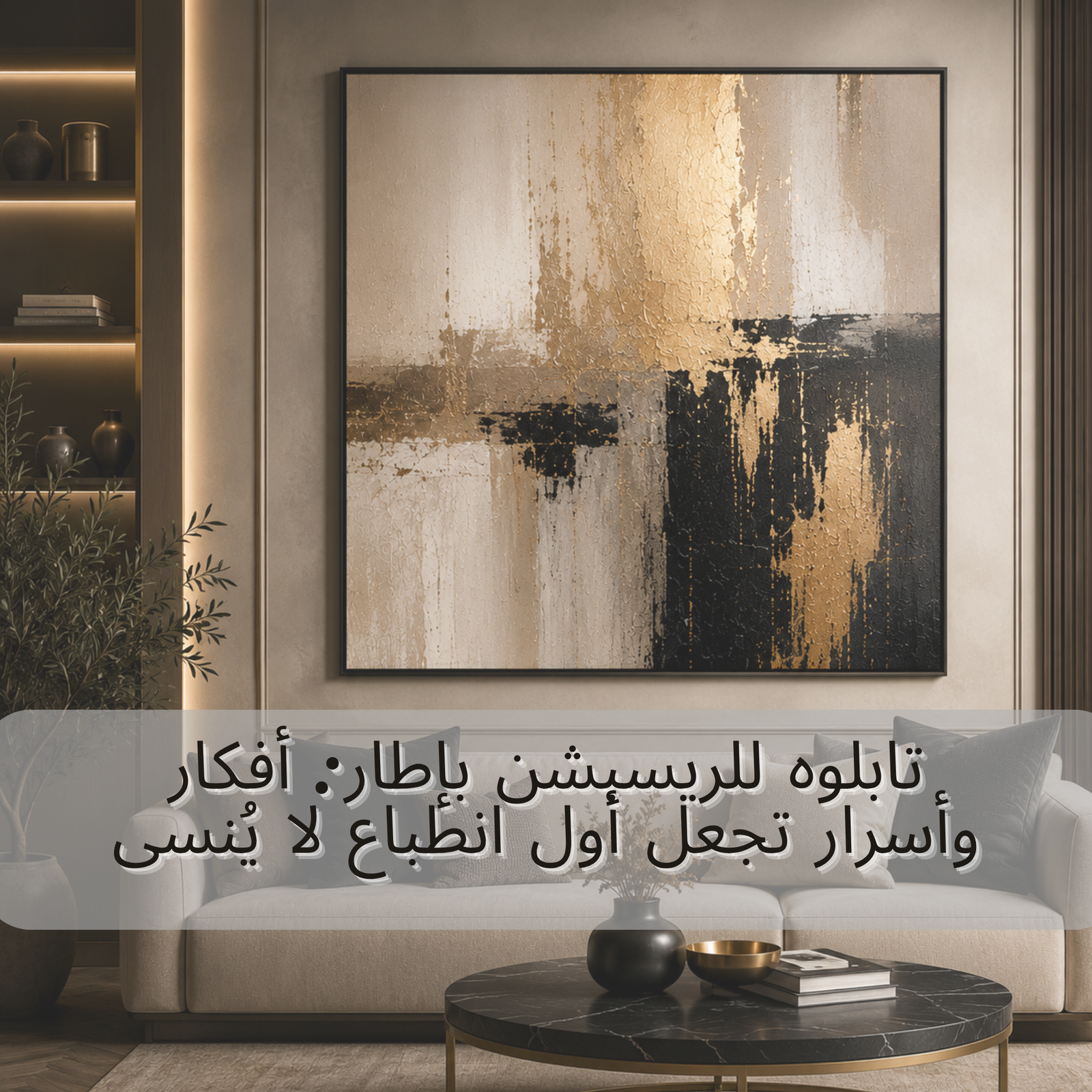 تابلوه للريسبشن بإطار: أفكار وأسرار تجعل أول انطباع لا يُنسى